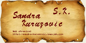 Sandra Kuruzović vizit kartica